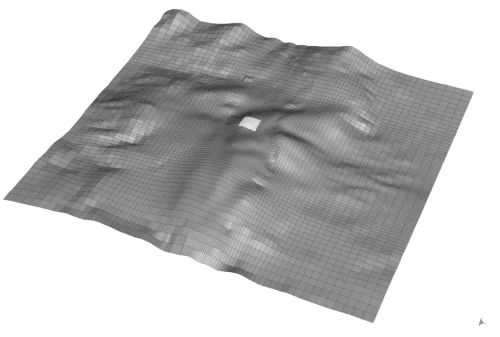 Wind energy potential farm - Ansys Meshing - Geometry