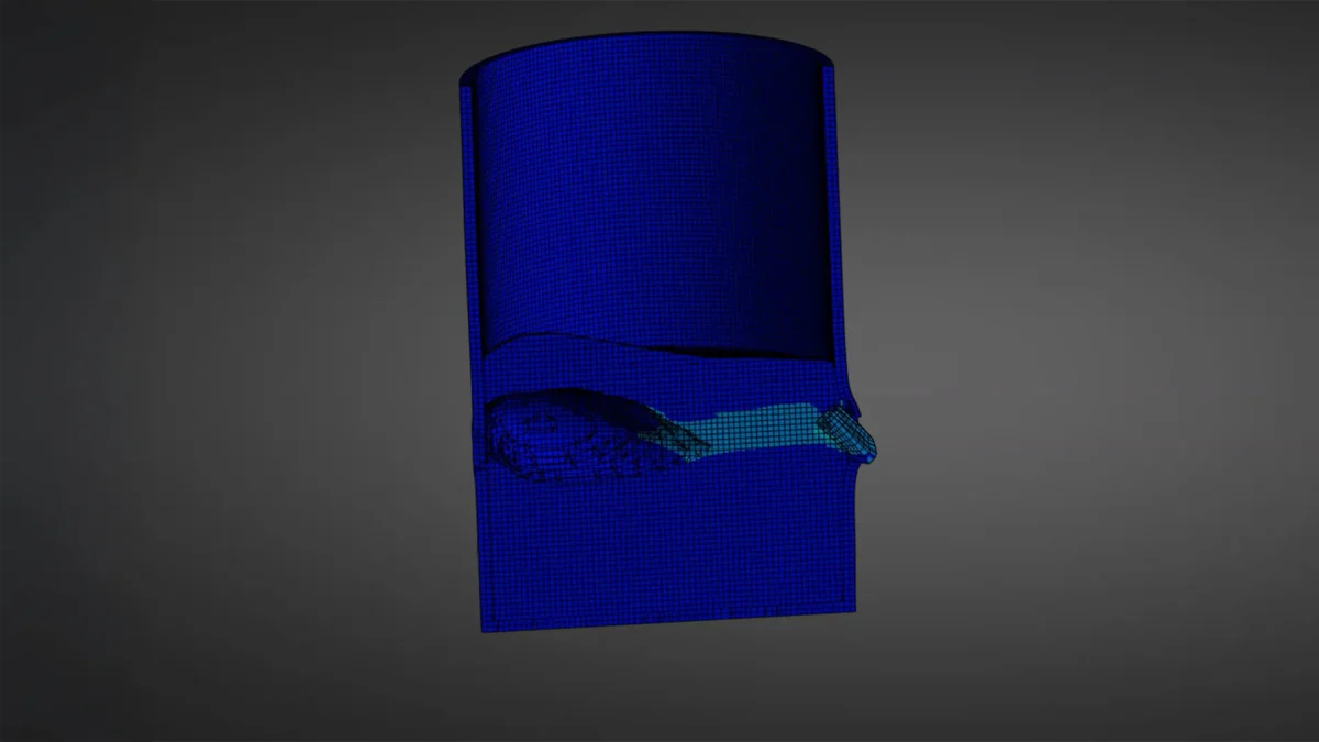 The Simulation Effect Ep.1: Simulating Impact: Bullet Crash in Ansys LS-Dyna with FSI coupling