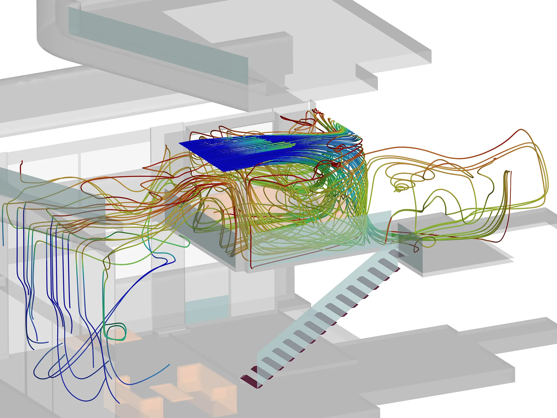 Wall Nozzles at the Mezzanine
